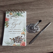 Load image into Gallery viewer, Smokey Silver Stand Table Pen