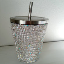 Load image into Gallery viewer, Rhinestone Stainless Steel Cup