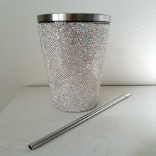 Load image into Gallery viewer, Rhinestone Stainless Steel Cup