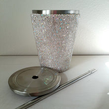 Load image into Gallery viewer, Rhinestone Stainless Steel Cup