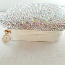 Load image into Gallery viewer, Rhinestone Travel Jewelry Box