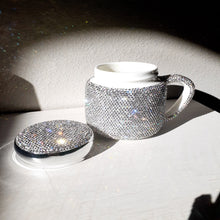 Load image into Gallery viewer, "Warmth on Cool Days" Bling Mug With Lid