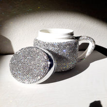 Load image into Gallery viewer, "Warmth on Cool Days" Bling Mug With Lid
