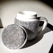 Load image into Gallery viewer, "Warmth on Cool Days" Bling Mug With Lid